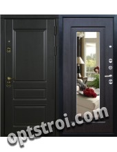 Входная металлическая дверь с зеркалом модель - ДЗ-019